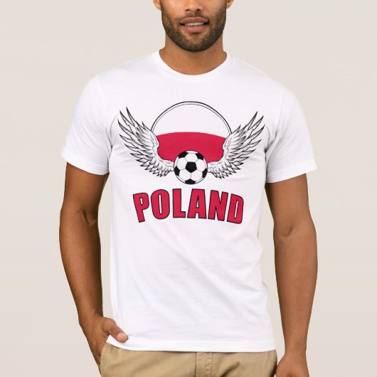 Poolse Football Crest (licht) T-shirt (Voorkant)