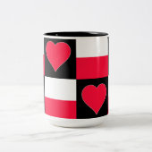 Poolse gedenkspriet tweekleurige koffiemok (Center)