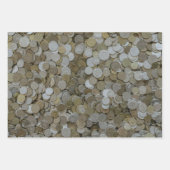 Poolse geldmunten die papieren bladen verpakken inpakpapier vel (Voorkant 2)