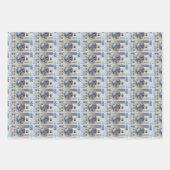 Poolse geldmunten die papieren bladen verpakken inpakpapier vel (Voorkant)