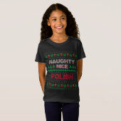Poolse Gift Nice Ondeugend Lijst Polish Ugly Sweat T-shirt (Voorkant volledig)