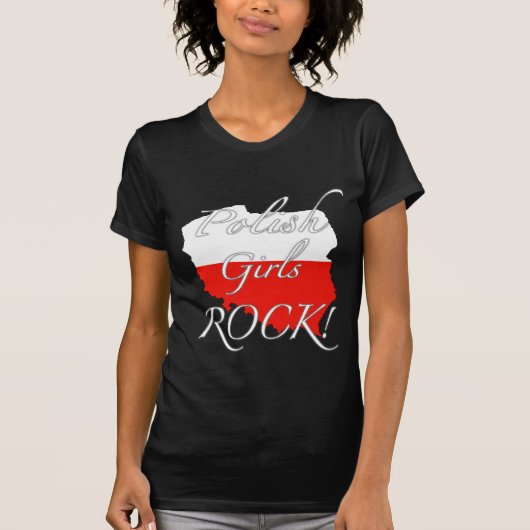 Poolse Girls Rock! T-shirt (Voorkant)