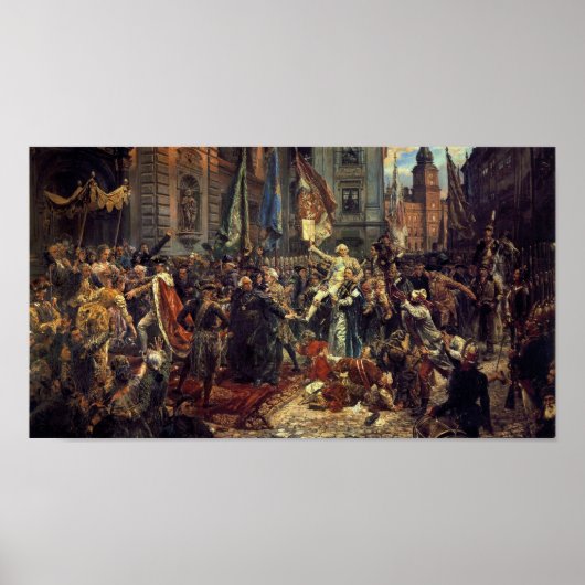 Poolse grondwet poster (Voorkant)