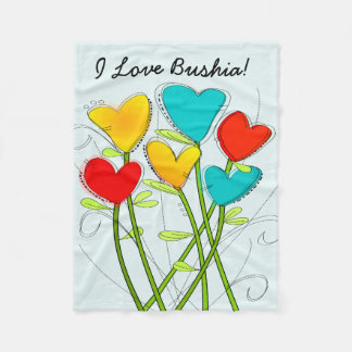 Poolse grootmoeder Bushia Fleece Blanket