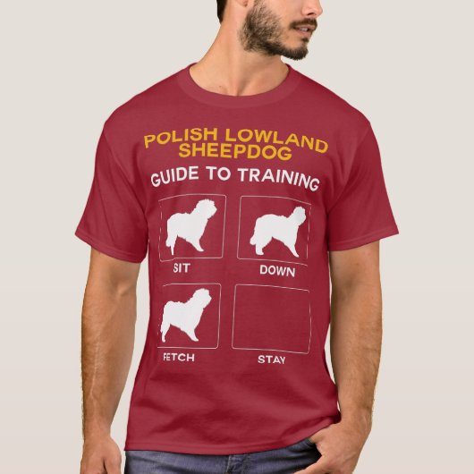 Poolse handleiding van een hond van de Wodland om  T-shirt (Voorkant)