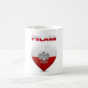 Poolse hartvlag koffiemok