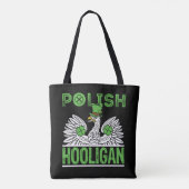 Poolse Hooligan St. Patrick's Day Tote Bag (Achterkant)
