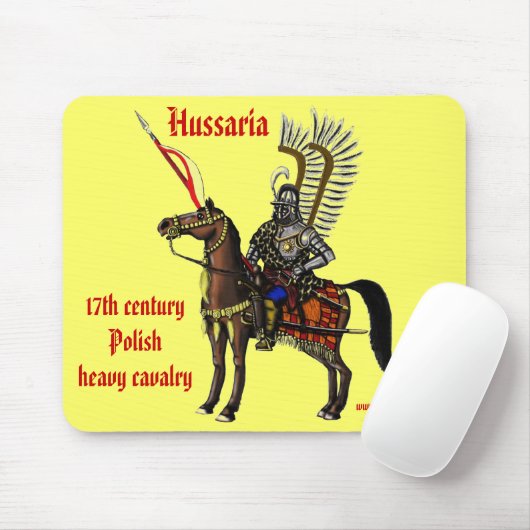 Poolse hussar coole mousepad muismat (Met muis)