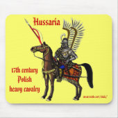 Poolse hussar coole mousepad muismat (Voorkant)