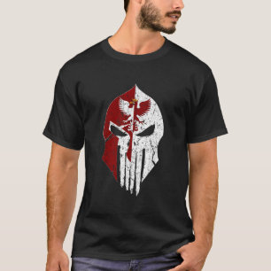Poolse Hussar Husaria Warrior Poolse gevleugelde H T-shirt