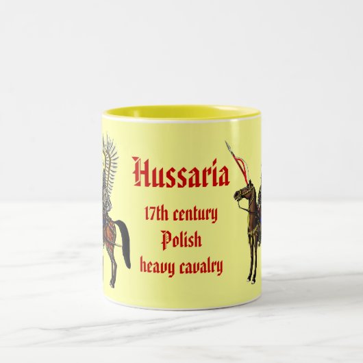 Poolse hussar koele militaire mok (Center)