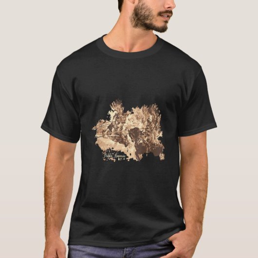 Poolse Hussar Warrior Polska Husaria T-shirt (Voorkant)