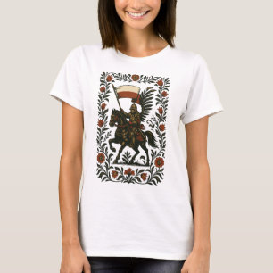 Poolse Huzaar Volkskunst T-shirt