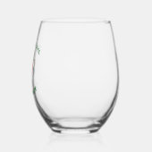 Poolse Ierse vlaggen Shamrock gepersonaliseerd Wijnglas Zonder Voet (Links)