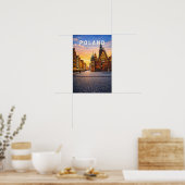 Poolse illustratie Reis Kunst Vintage Poster (Keuken)