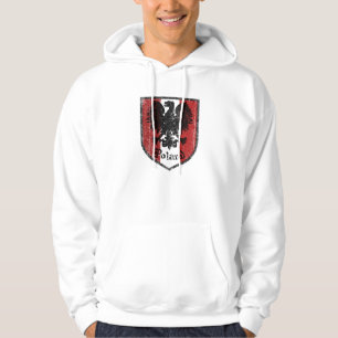 Poolse jasje over wapenvlag hoodie