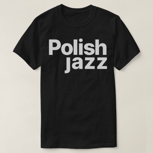 Poolse jazz t-shirt (Design voorkant)