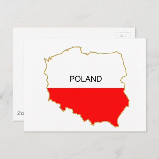 Poolse kaart (Voorkant / Achterkant)