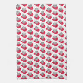 Poolse Kaart Flag Kitchen Towel Theedoek (Verticaal)