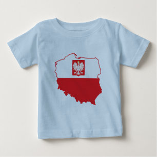 Poolse kaart in Poolse kleuren