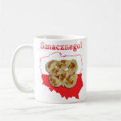 Poolse kaart Pierogi Smacznego Koffiemok (Links)