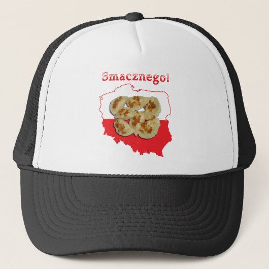 Poolse kaart Pierogi Smacznego Trucker Pet (Voorkant)