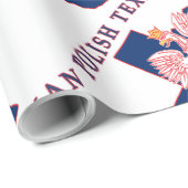 Poolse kaart voor textian Eagle Cadeaupapier (Rol Hoek)