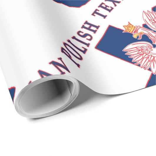 Poolse kaart voor textian Eagle Cadeaupapier (Rol Hoek)