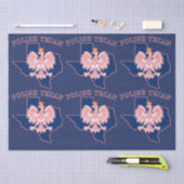 Poolse kaart voor textian Eagle Tissuepapier (Craft)