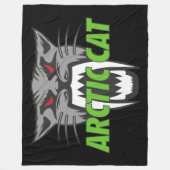 Poolse Kat van de Arctische Fleece Deken (Voorkant)