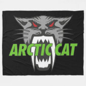 Poolse Kat van de Arctische Fleece Deken (Voorkant (Horizontaal))