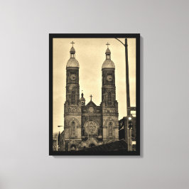 Poolse kerk canvas afdruk