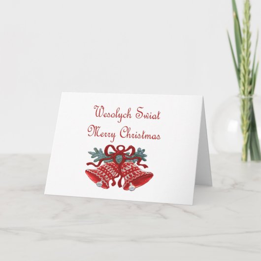 Poolse kerst Kaart (Voorkant)