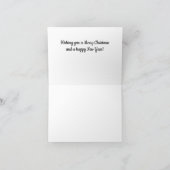 Poolse kerst met kerst Wesołych Świąt Our Lady Kaart (Binnen)