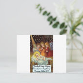 POOLSE KERSTARTIKELEN WESOLYCH SWIAT FEESTDAGENKAART (Staand voorkant)