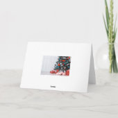 Poolse kerstboom Baubles Holiday Card Feestdagen Kaart (Achterkant)