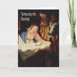 Poolse Kerstkaart - Boże Narodzenie Kaart