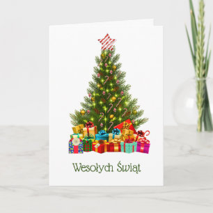 Poolse kerstkaart - Boże Narodzenie Kaart
