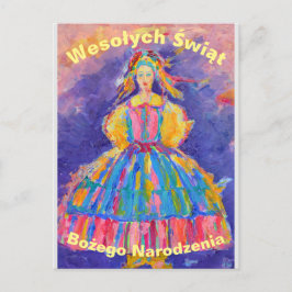 Poolse kerstkaart briefkaart