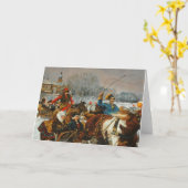 Poolse kerstkaart kaart (Gele Bloem)