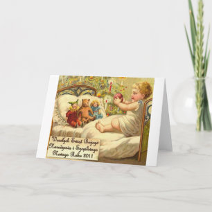 POOLSE KERSTMIS ONTWERPT 2 FEESTDAGEN KAART