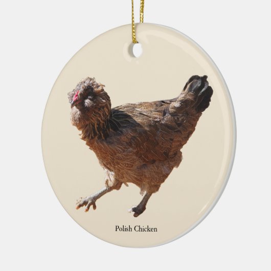 Poolse kip ornament (Links)