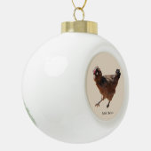 Poolse kip ornament (Links)