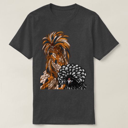 Poolse kippen t-shirt (Design voorkant)