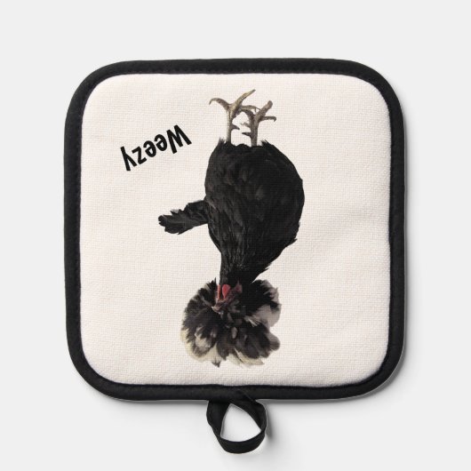  Poolse kippenpot houder (Voorkant)