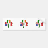 Poolse Klaver Bumpersticker (Voorkant)