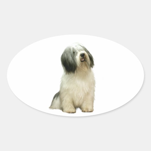 Poolse Laaglandherder (PON) - A Ovale Sticker (Voorkant)