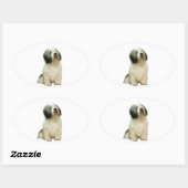 Poolse Laaglandherder (PON) - A Ovale Sticker (Vel)