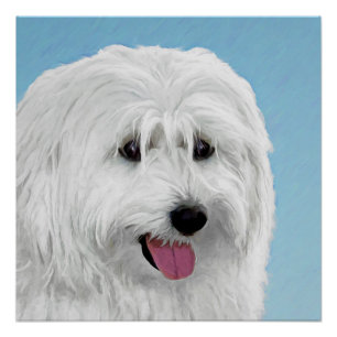 Poolse Laaglandherder Schilderij - Originele Hond  Perfect Poster