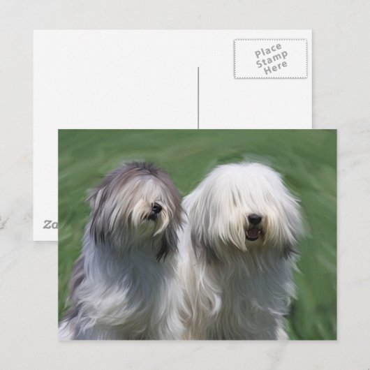 Poolse laaglandschapen briefkaart (Voorkant / Achterkant)